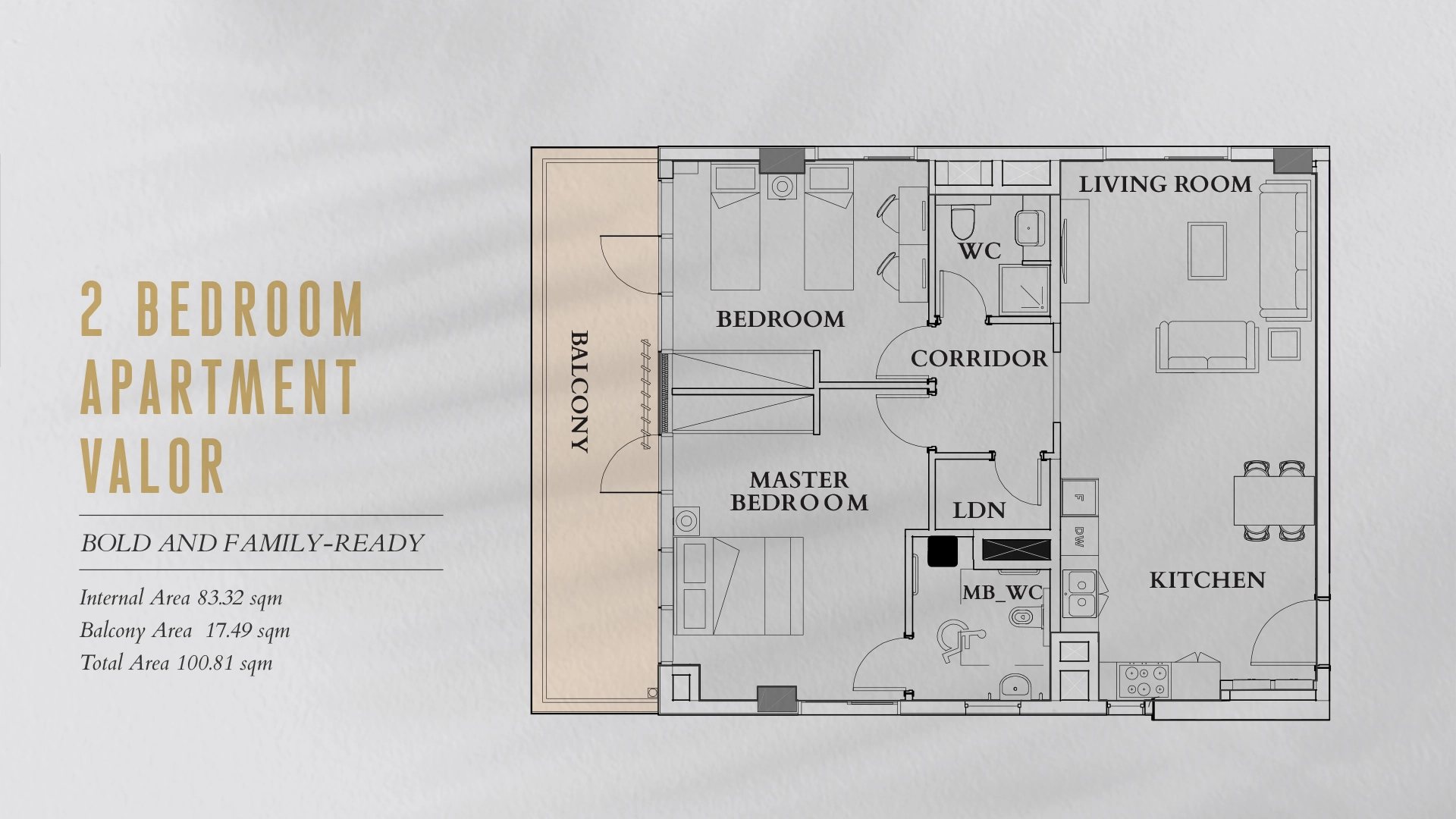 2 BR - Type B